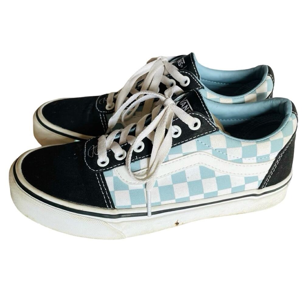 Vans Old Skool Lace Up Sneakers Checkerboard Size 7